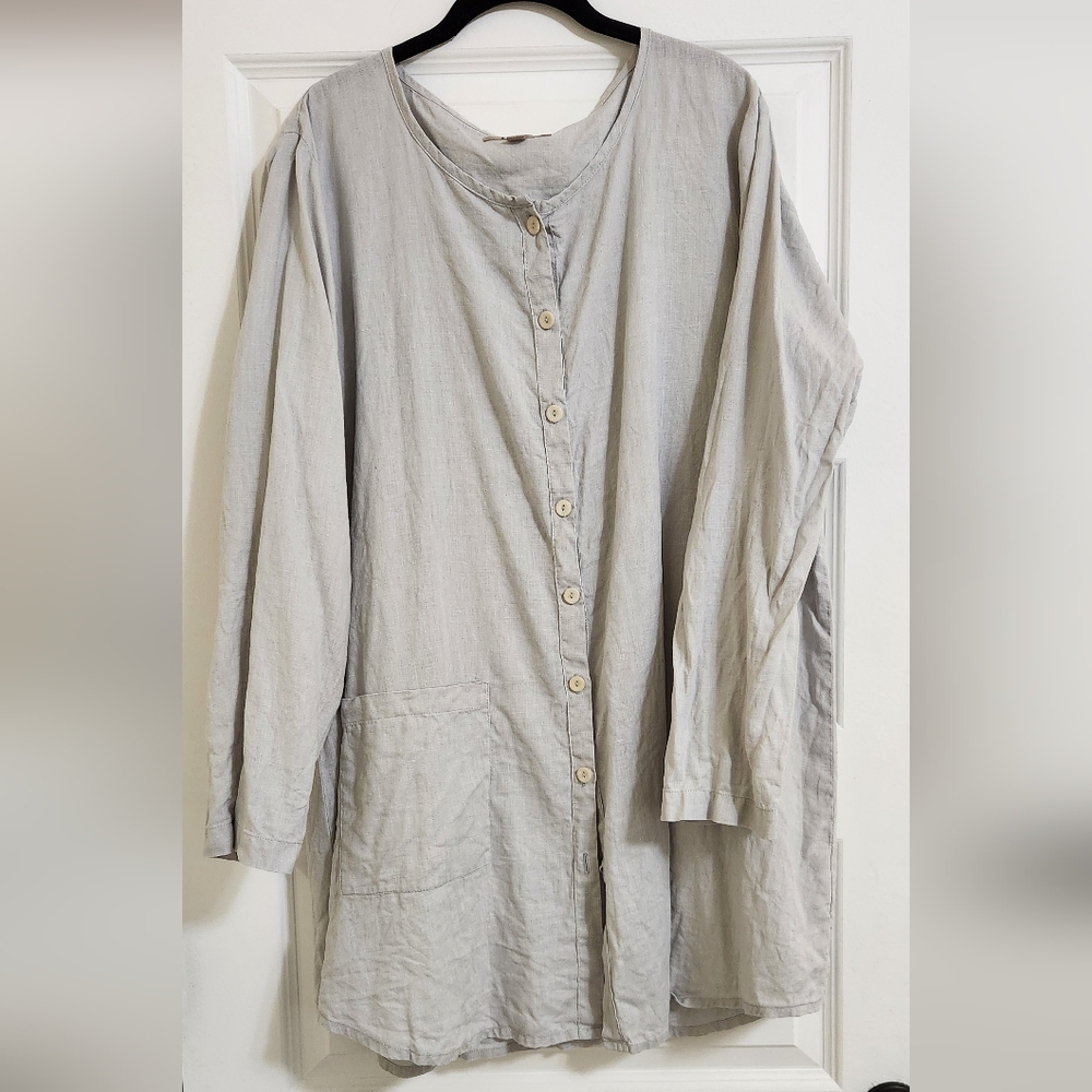 FLAX Top, Tunic, Blouse Large